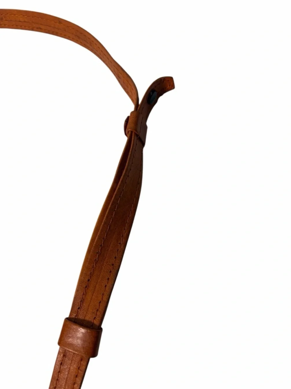 Vintage Cross body Bag Made In Mexico Brown Leather Horse Hair Rose Purse